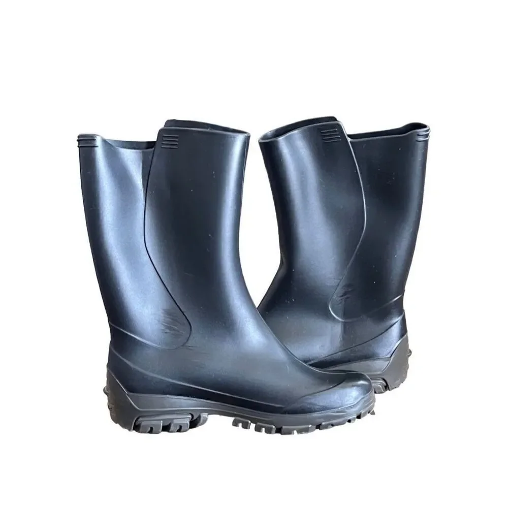 Solognac Decathalon Kids 11/12 Black Wellies Rainboots